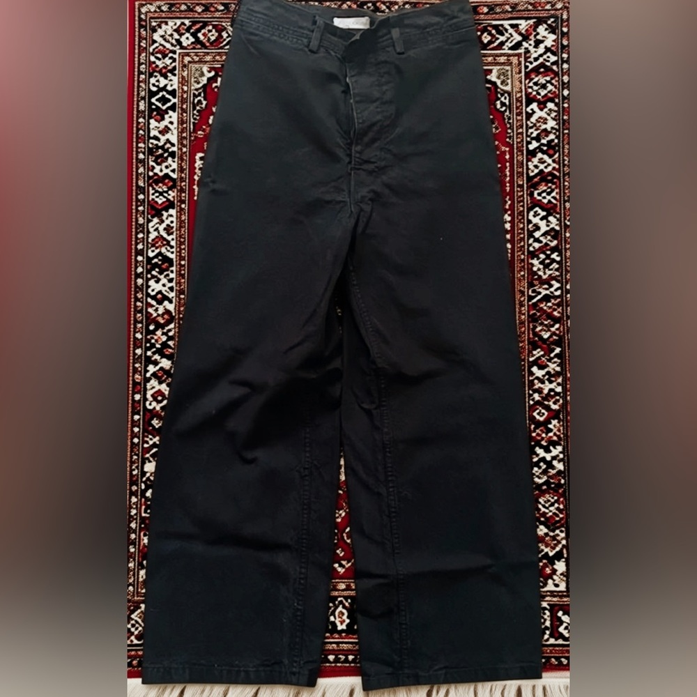 Jesse Kamm Sailor Pant in Black canvas - size 0